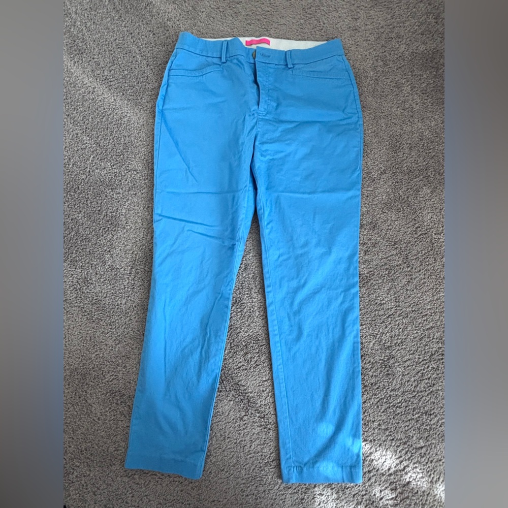Lilly Pulitzer Bright Turquoise Chinos